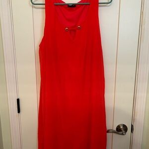Tacera Bold Red dress